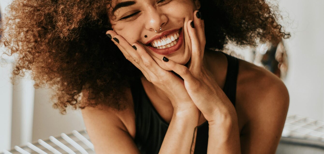 Lady with afro